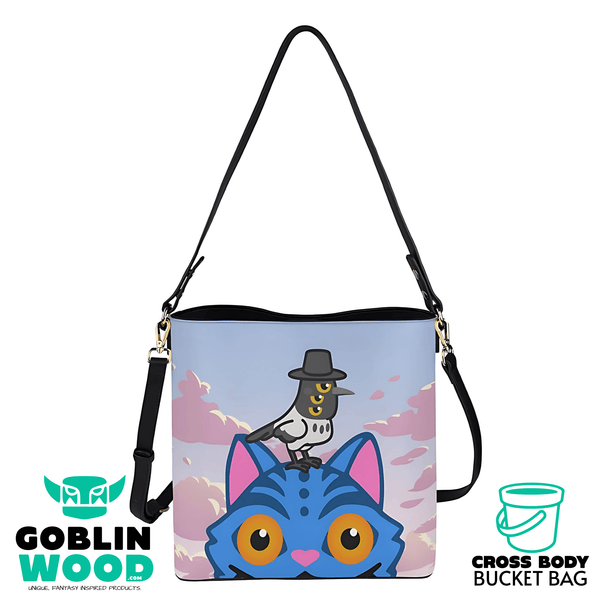 Peek A Boo - Crossbody Bucket Bag - KPop Demon Hunters Inspired - Goblin Wood Exclusive - Goblin Wood