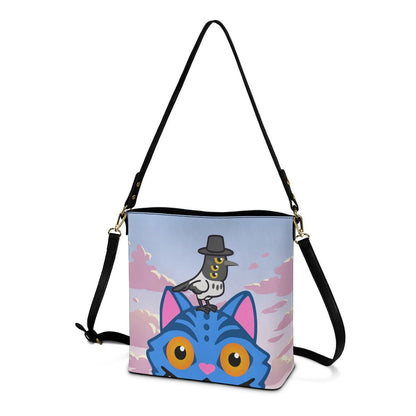 Peek A Boo - Crossbody Bucket Bag - KPop Demon Hunters Inspired - Goblin Wood Exclusive - Goblin Wood