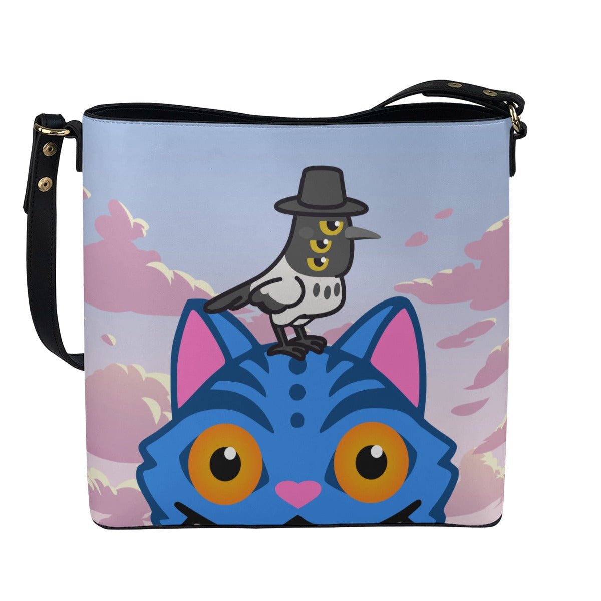 Peek A Boo - Crossbody Bucket Bag - KPop Demon Hunters Inspired - Goblin Wood Exclusive - Goblin Wood