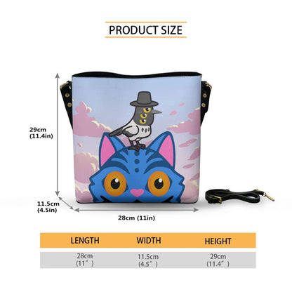 Peek A Boo - Crossbody Bucket Bag - KPop Demon Hunters Inspired - Goblin Wood Exclusive - Goblin Wood