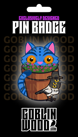 Peek A Boo - Acrylic Pin Badge - KPop Demon Hunters Inspired - Goblin Wood Exclusive