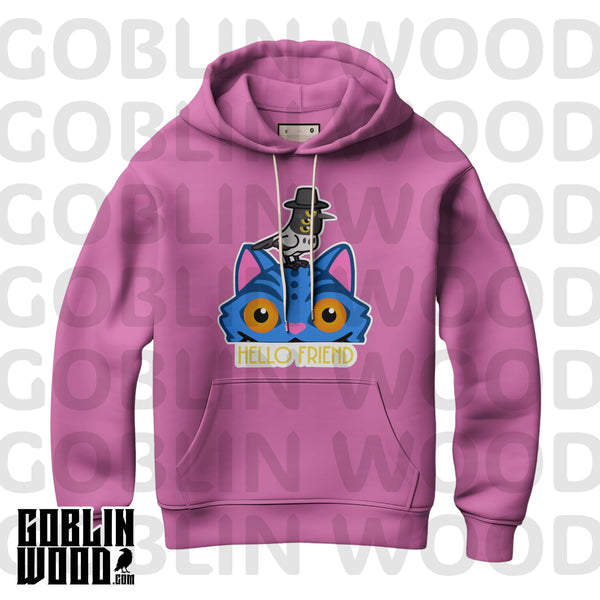 Peek A Boo - Black/Pink/Blue Premium Hoody - KPop Demon Hunters Inspired - Goblin Wood Exclusive