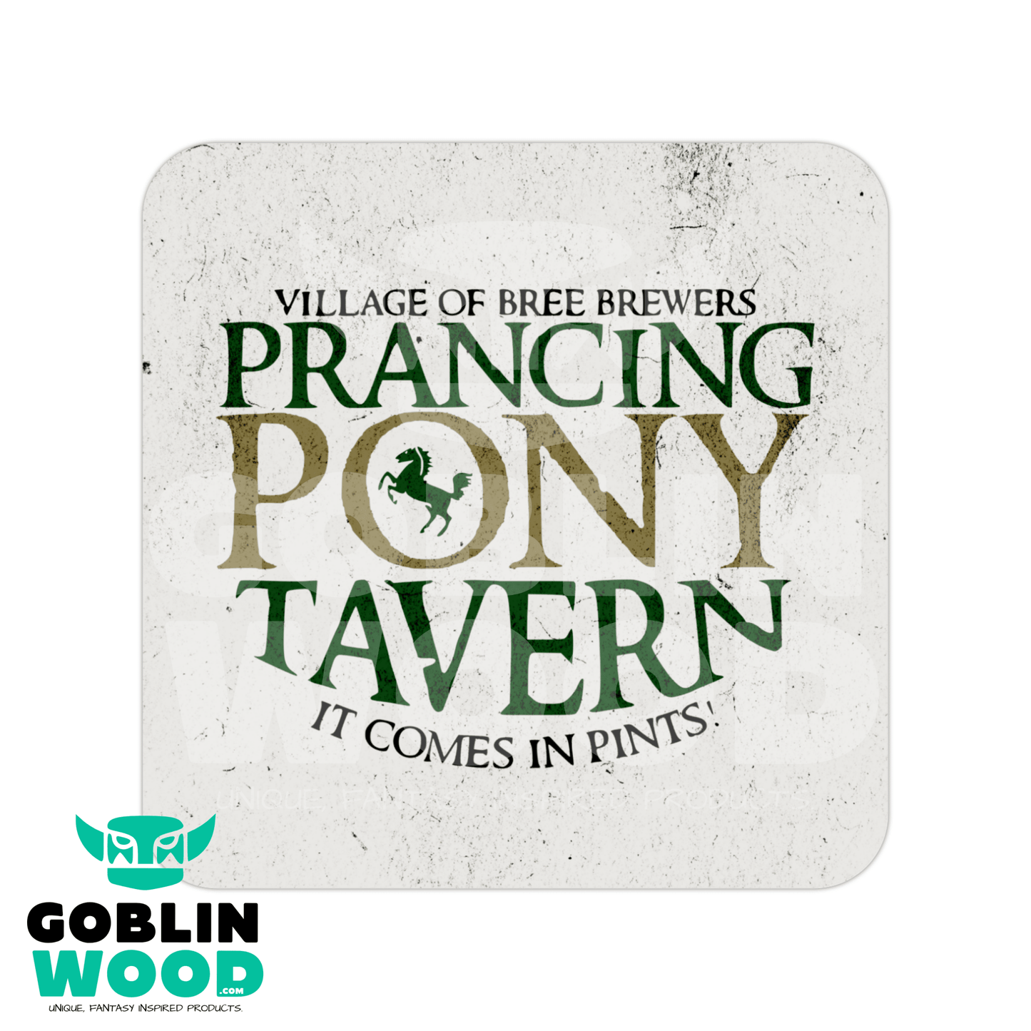 Pony Tavern - Drinks Coaster -  - Goblin Wood - Goblin Wood