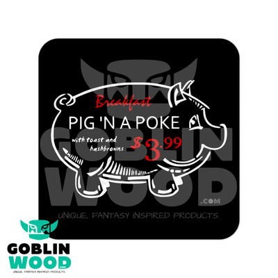 Porky - Drinks Coaster - Supernatural Inspired - Goblin Wood Exclusive