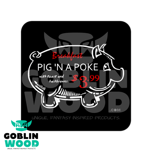 Porky - Drinks Coaster - Supernatural Inspired - Goblin Wood Exclusive - Goblin Wood