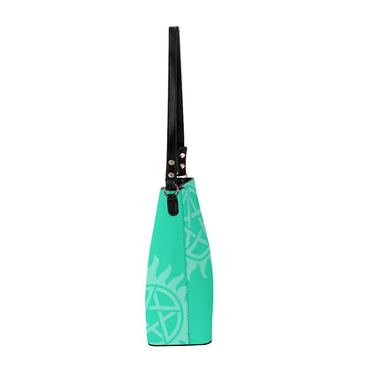 Pudding! - Teal Cross Body Bucket Bag - Supernatural Inspired - Goblin Wood Exclusive - Goblin Wood