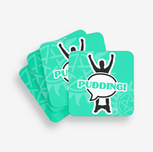 Pudding!! Speech Bubble Coaster - Supernatural inspired