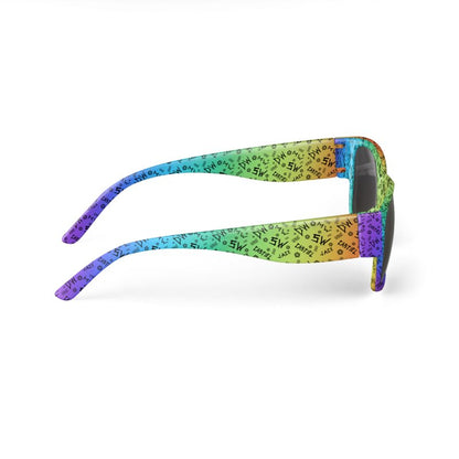 Initials (Rainbow) - AOP Sunglasses - Goblin Wood Exclusive