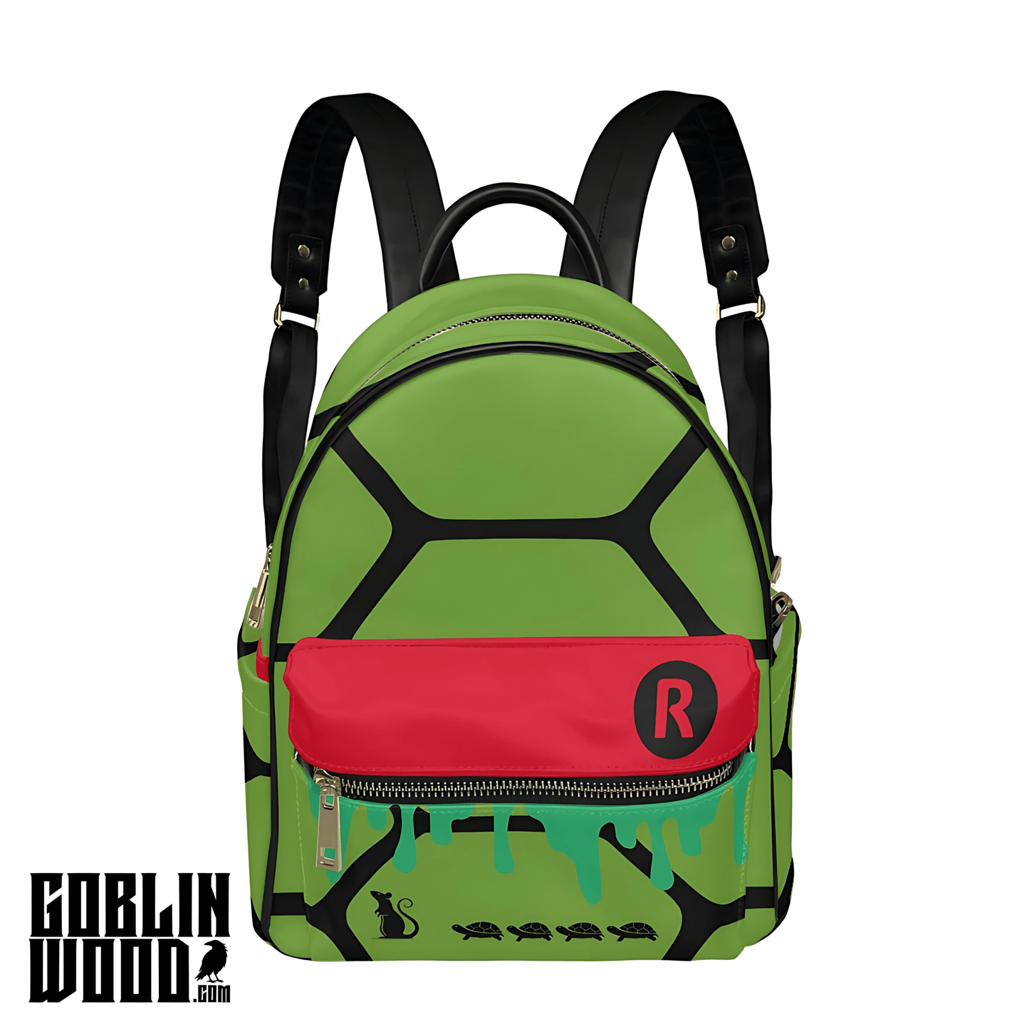 Raph - Mini Backpack - TMNT Inspired - Goblin Wood Exclusive - Goblin Wood