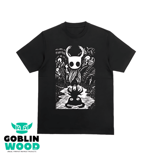 Reflection - Black Premium T-Shirt - Hollow Knight Inspired - Goblin Wood Exclusive - Goblin Wood