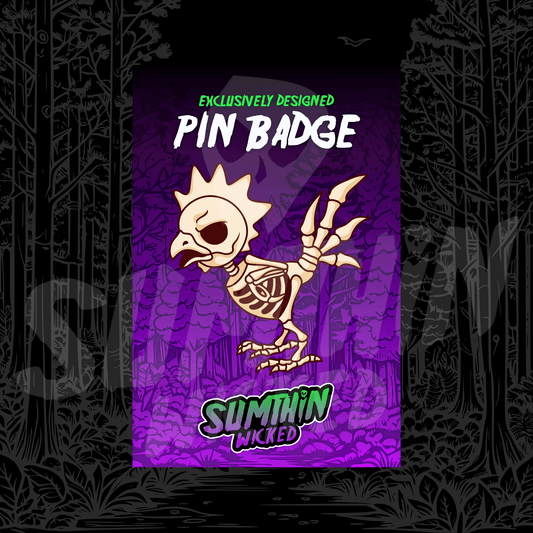 Roocifer - Acrylic Pin Badge - Sumthin Wicked Exclusive - Goblin Wood