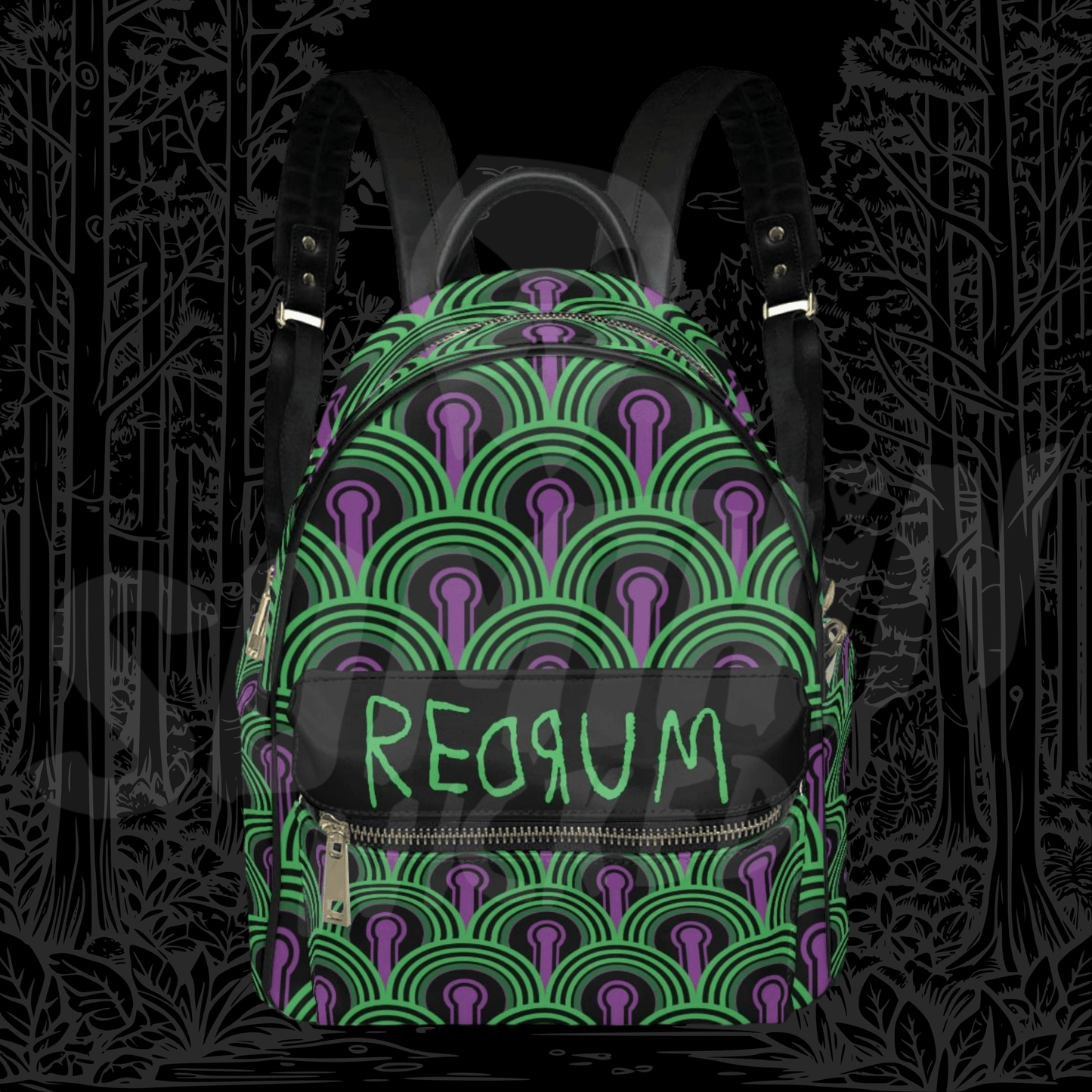 Room 237 - AOP PU Mini Backpack - The Shining Inspired - Sumthin Wicked Exclusive - Goblin Wood
