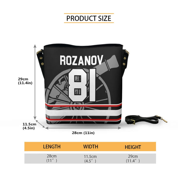 Rozanov - Cross Body Bucket Bag - Heated Rivalry Inspired - Goblin Wood Exclusive - Goblin Wood