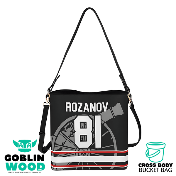 Rozanov - Cross Body Bucket Bag - Heated Rivalry Inspired - Goblin Wood Exclusive - Goblin Wood
