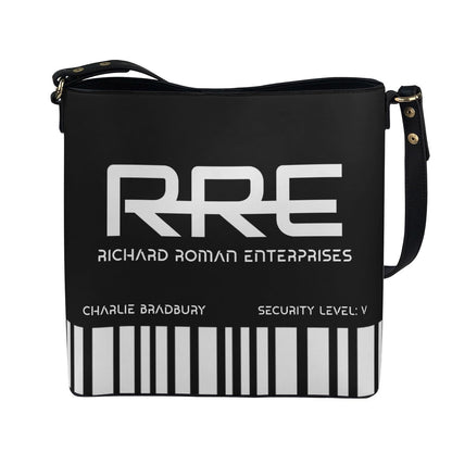 RRE - Black Cross Body Bucket Bag - Supernatural Inspired - Goblin Wood Exclusive - Goblin Wood