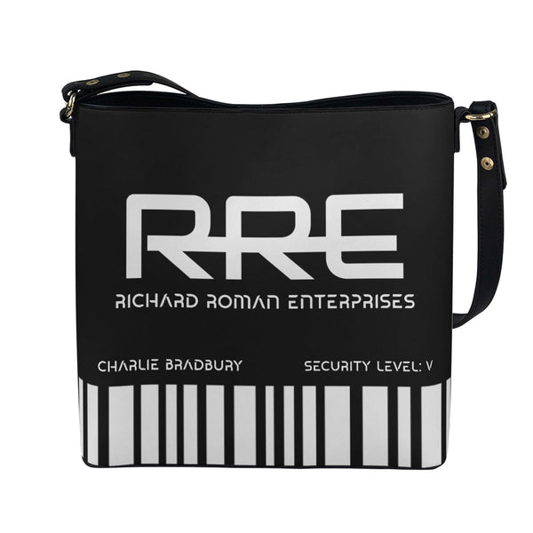 RRE - Black Cross Body Bucket Bag - Supernatural Inspired - Goblin Wood Exclusive - Goblin Wood