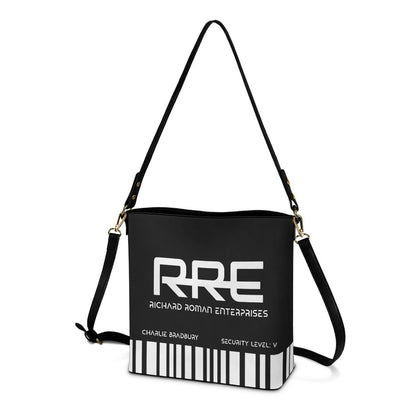 RRE - Black Cross Body Bucket Bag - Supernatural Inspired - Goblin Wood Exclusive - Goblin Wood