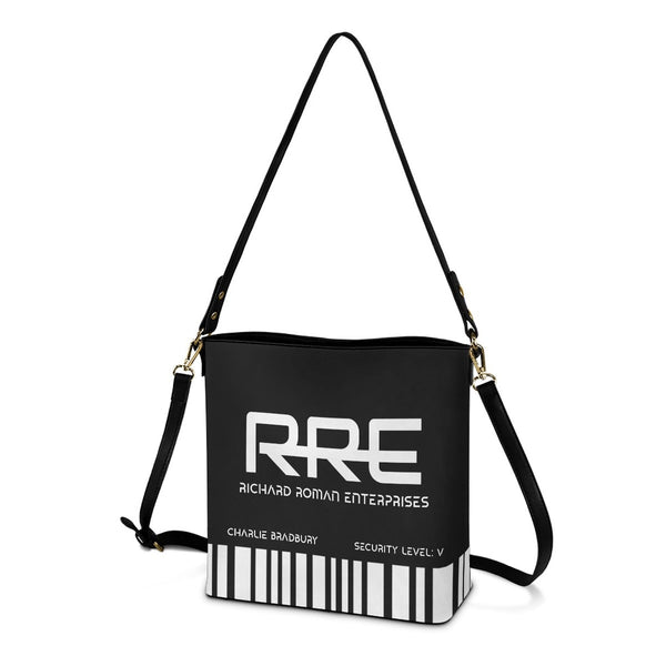 RRE - Black Cross Body Bucket Bag - Supernatural Inspired - Goblin Wood Exclusive - Goblin Wood