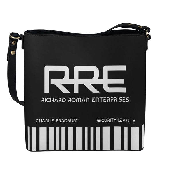 RRE - Black Cross Body Bucket Bag - Supernatural Inspired - Goblin Wood Exclusive - Goblin Wood