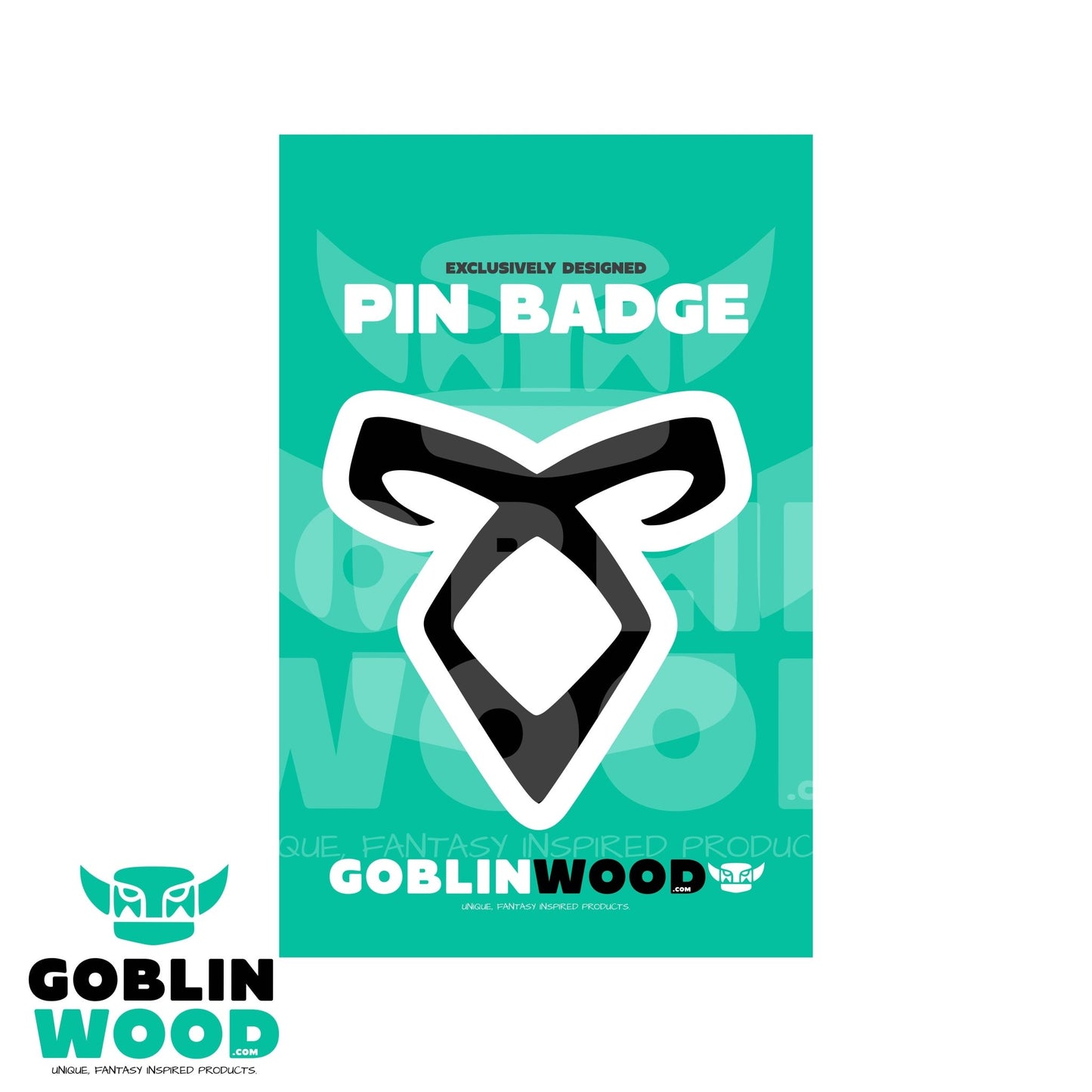 Rune - Acrylic Pin Badge - Shadowhunters Inspired - Goblin Wood Exclusive - Goblin Wood