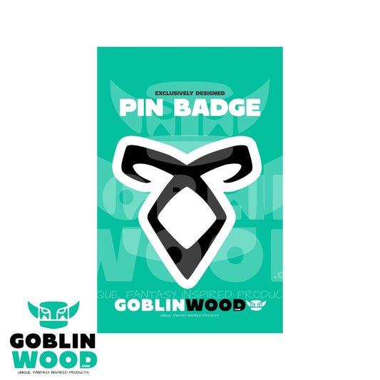 Rune - Acrylic Pin Badge - Shadowhunters Inspired - Goblin Wood Exclusive - Goblin Wood