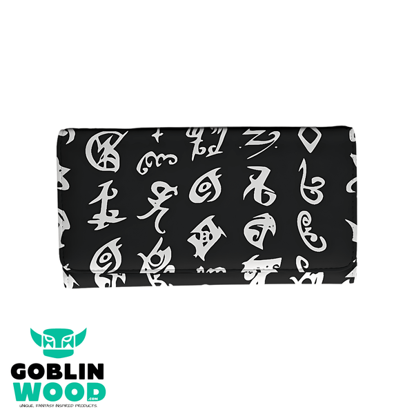 Rune (Black) - AOP Purse - Shadowhunters Inspired - Goblin Wood Exclusive - Goblin Wood