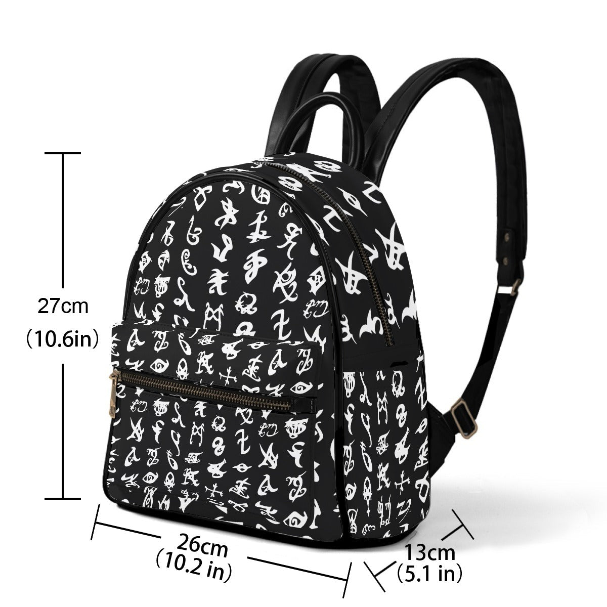 Rune (Black) - Mini Backpack - Shadowhunters Inspired - Goblin Wood Exclusive - Goblin Wood