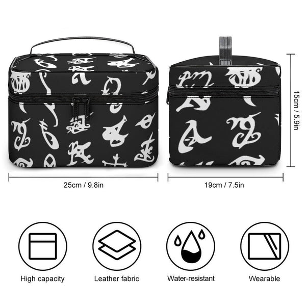 Rune (Black) - Toiletry Bag - Shadowhunters Inspired - Goblin Wood Exclusive - Goblin Wood