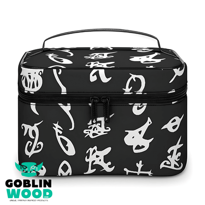 Rune (Black) - Toiletry Bag - Shadowhunters Inspired - Goblin Wood Exclusive - Goblin Wood