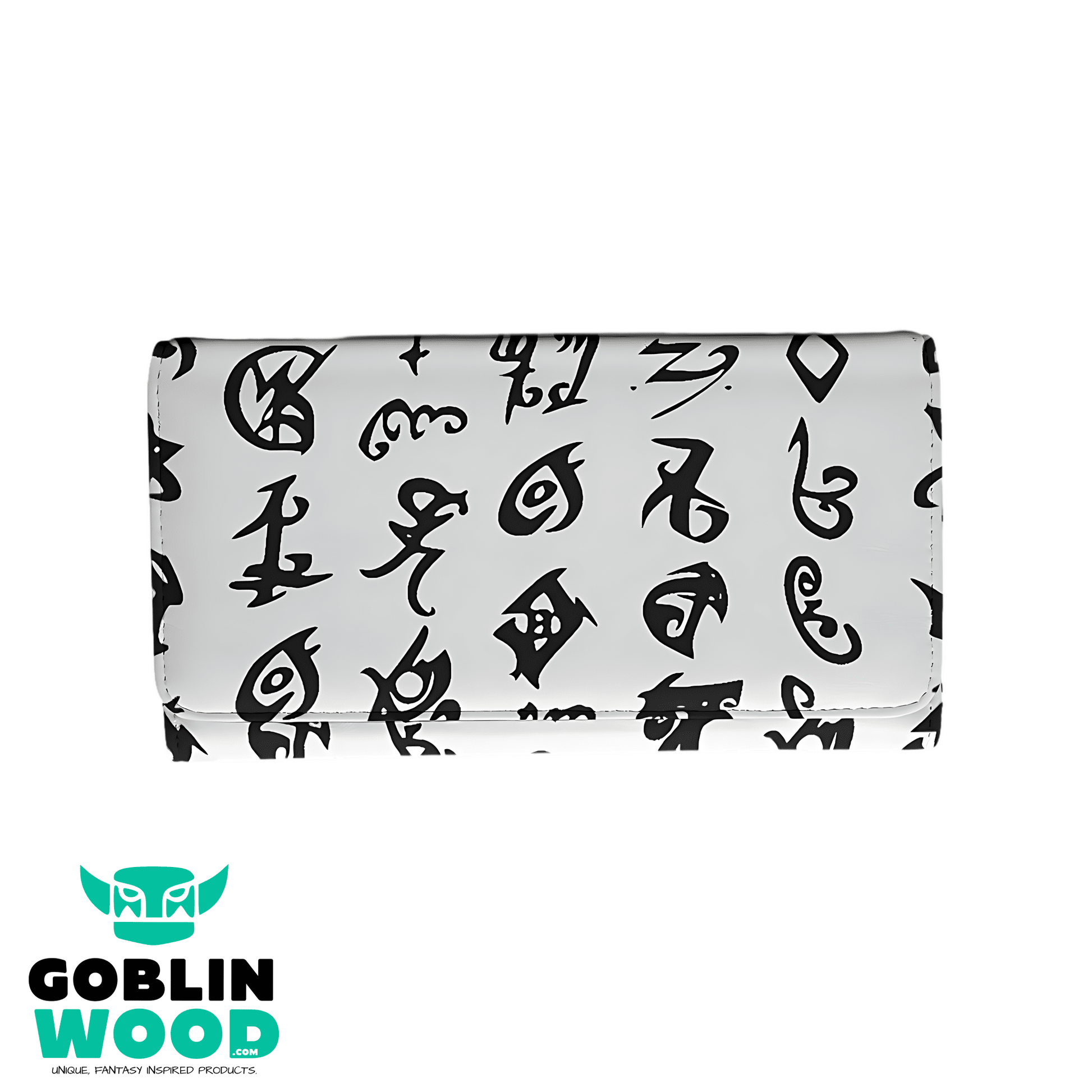 Rune (White) - AOP Purse - Shadowhunters Inspired - Goblin Wood Exclusive - Goblin Wood
