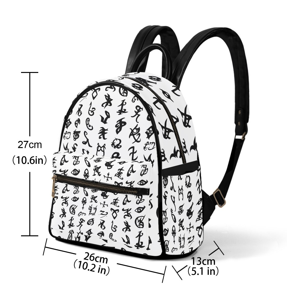 Rune (White) - Mini Backpack - Shadowhunters Inspired - Goblin Wood Exclusive - Goblin Wood