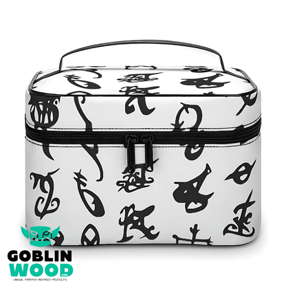 Rune (White) - Toiletry Bag - Shadowhunters Inspired - Goblin Wood Exclusive - Goblin Wood