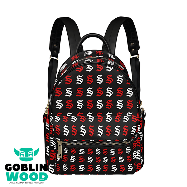 Salvatore - AOP Print Mini Backpack - TVD Inspired - Goblin Wood Exclusive - Goblin Wood