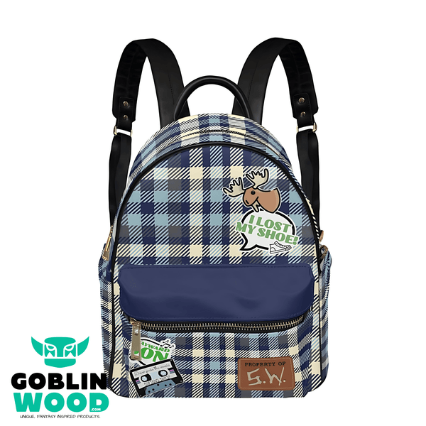 Sam Cosplay - Plaid Mini Backpack - Supernatural Inspired - Goblin Wood Exclusive - Goblin Wood