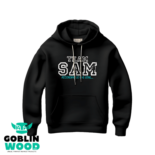 Sam - Varsity Premium Black Hoody - Supernatural Inspired - Goblin Wood Exclusive - Goblin Wood