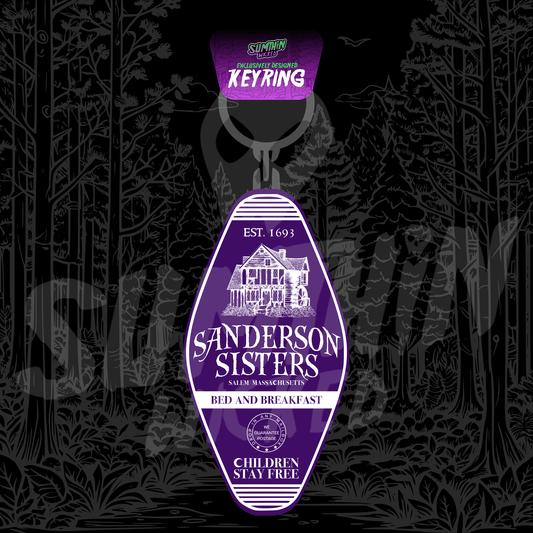 Sanderson Sisters B&B - Acrylic Key Fob Keychain - Hocus Pocus Inspired - Sumthin Wicked Exclusive - Goblin Wood