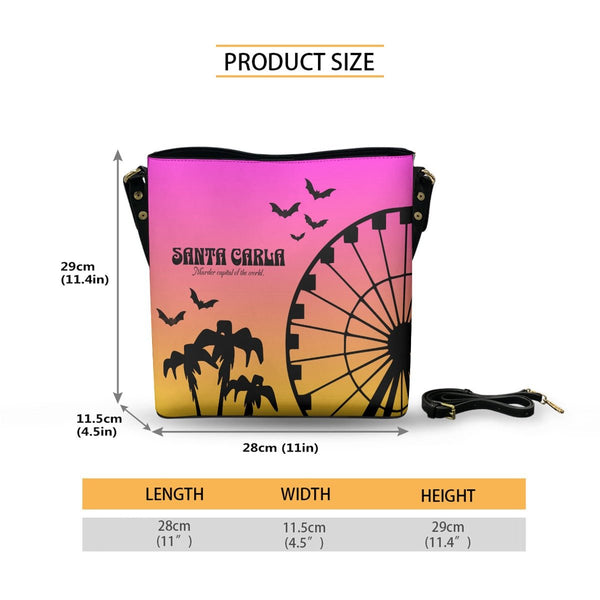 Santa Carla (Fairground) - Crossbody Bucket Bag - The Lost Boys Inspired - Goblin Wood Exclusive - Goblin Wood