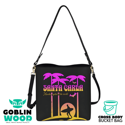 Santa Carla (Sunset) - Crossbody Bucket Bag - The Lost Boys Inspired - Goblin Wood Exclusive - Goblin Wood