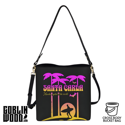 Santa Carla (Sunset) - Crossbody Bucket Bag - The Lost Boys Inspired - Goblin Wood Exclusive
