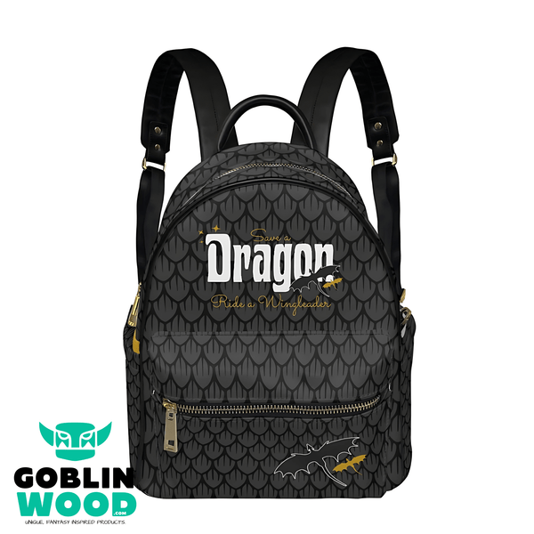 Save A Dragon - Mini Backpack - Fourth Wing Inspired - Goblin Wood Exclusive - Goblin Wood