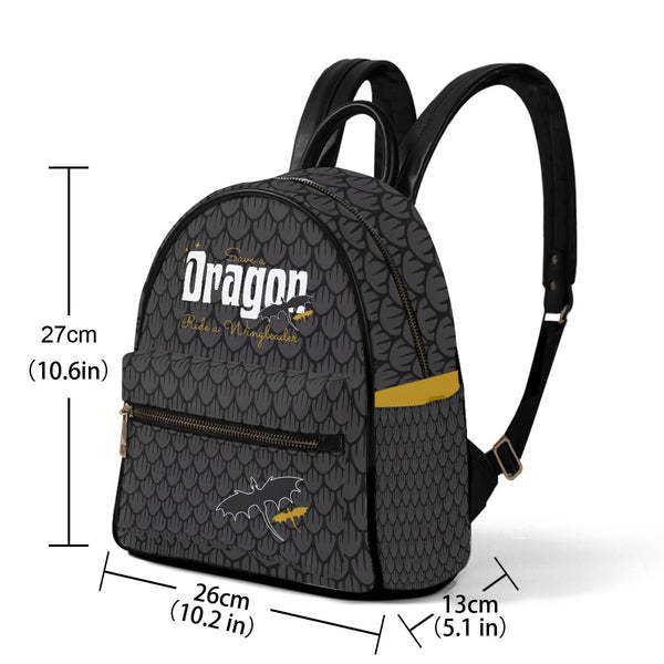 Save A Dragon - Mini Backpack - Fourth Wing Inspired - Goblin Wood Exclusive - Goblin Wood