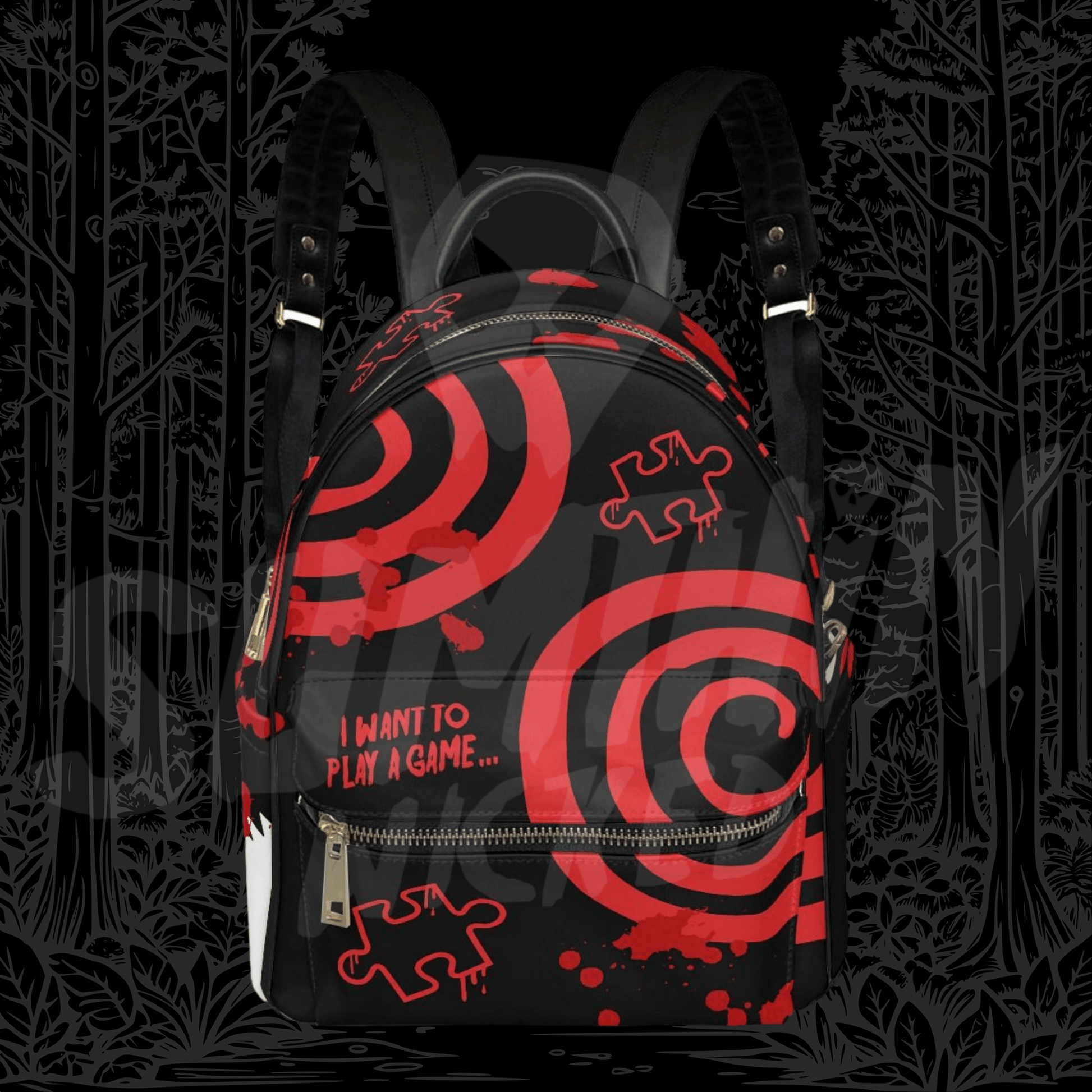 Saw - Mini Backpack - Saw Inspired - Sumthin Wicked Exclusive - Goblin Wood