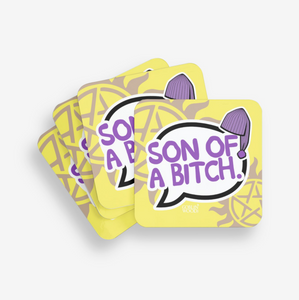 Son of a Bitch. Coaster - Supernatural Inspired