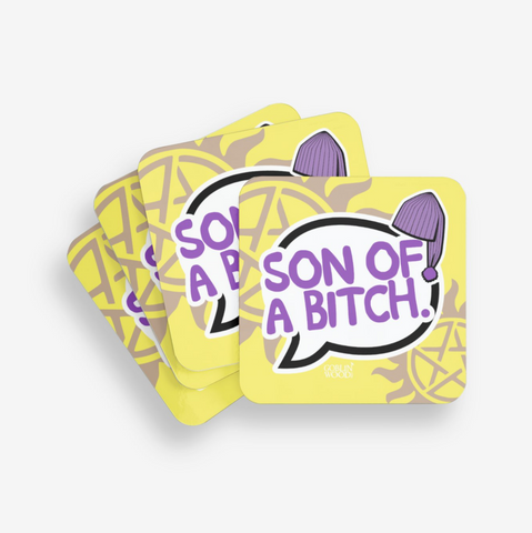 Son of a Bitch. Coaster - Supernatural Inspired