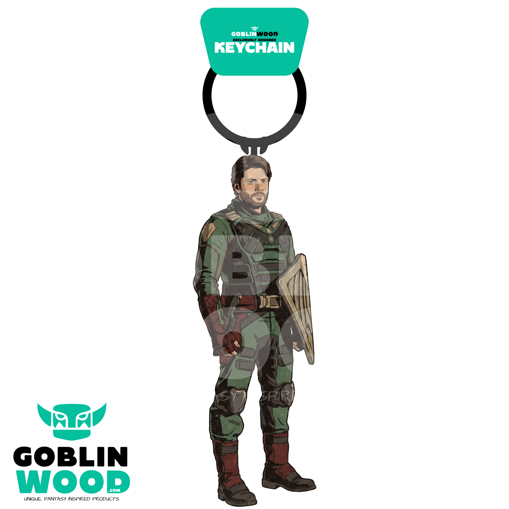 Soldier Boy - Acrylic Keychain - The Boys Inspired - Goblin Wood Exclusive - Goblin Wood