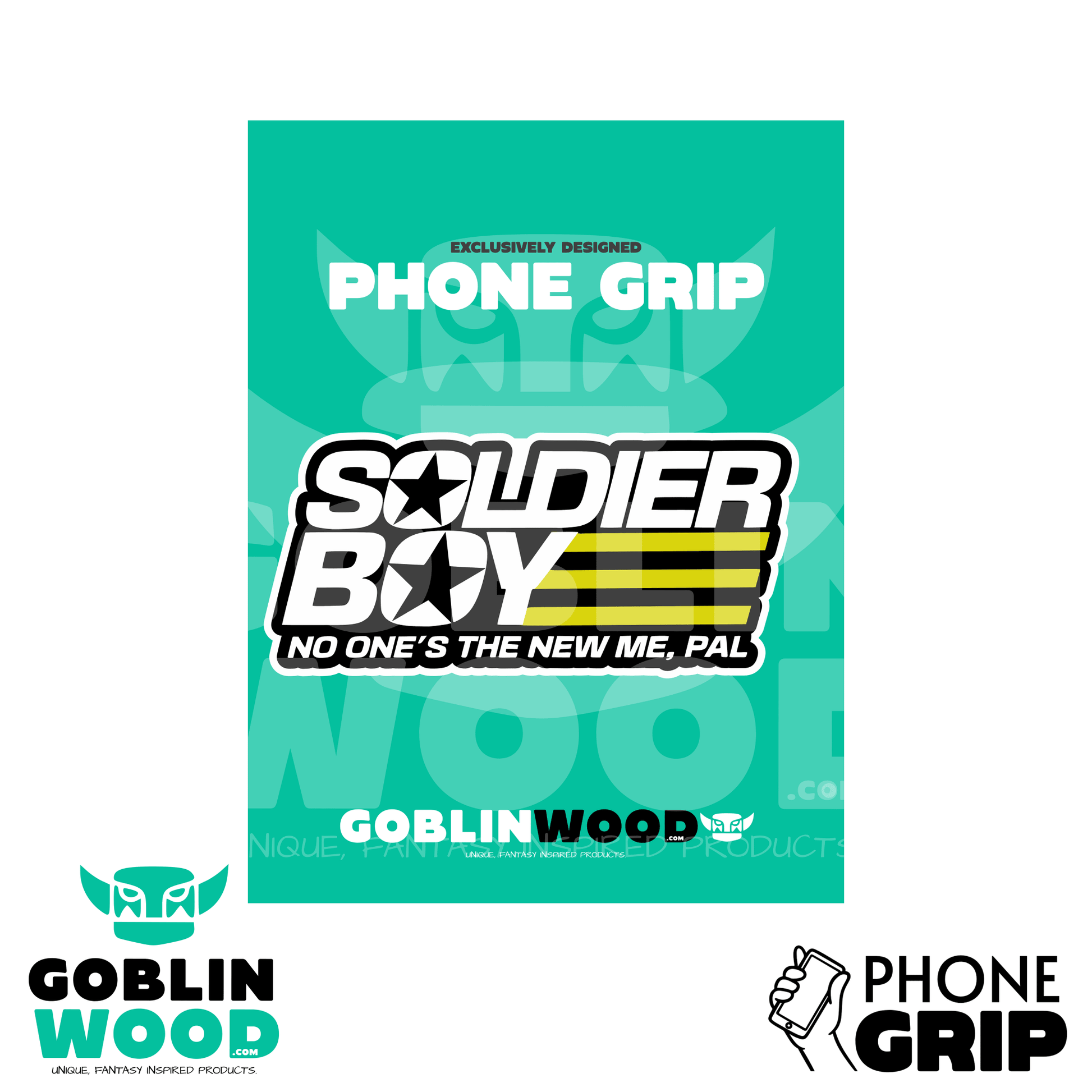 SB - Acrylic Phone/Kindle Grip -  - Goblin Wood Exclusive - Goblin Wood