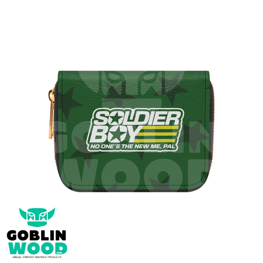 Soldier Boy - Bifold Zipper Purse - The Boys Inspired - Goblin Wood Exclusive - Goblin Wood