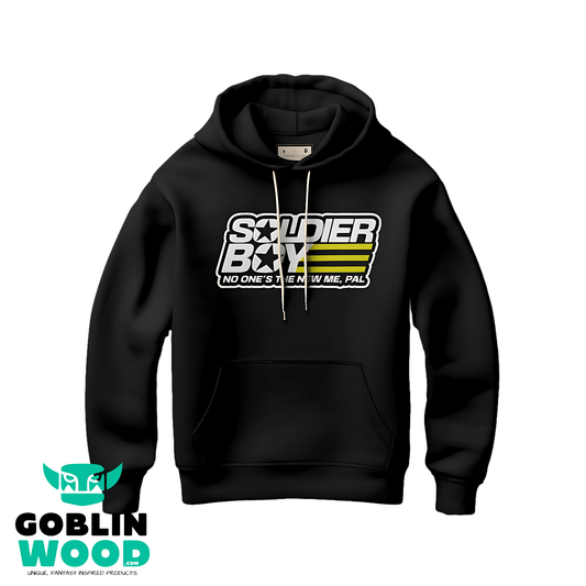 Soldier Boy - Black Premium Hoody - The Boys Inspired - Goblin Wood Exclusive - Goblin Wood