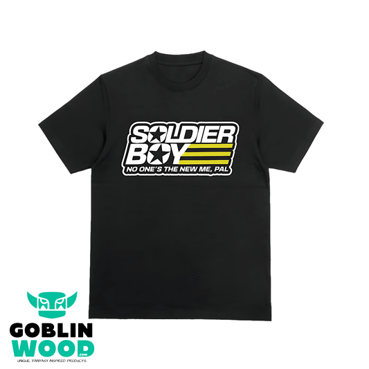 Soldier Boy - Black Premium T-Shirt - The Boys Inspired - Goblin Wood Exclusive - Goblin Wood