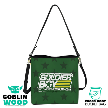 SB - Bottle Green Cross Body Bucket Bag -  - Goblin Wood Exclusive - Goblin Wood